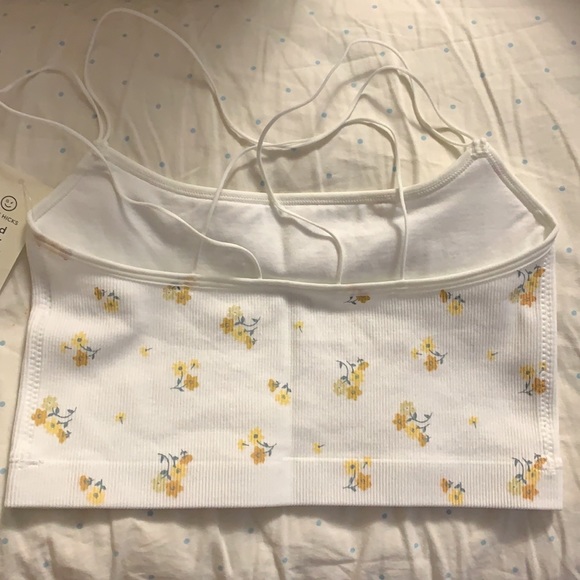 NWT Gilly Hicks Seamless Floral Bralette - Picture 2 of 2